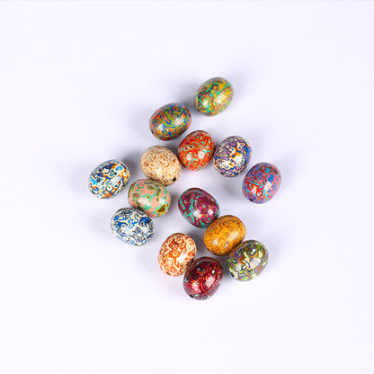 Lacquer beads, jujube beads, bracelets, beads, diy accessories, loose beads, oval beads, egg-shaped beads.