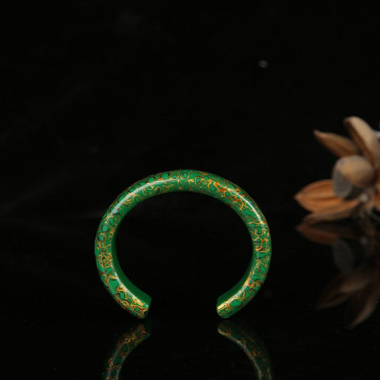 Lacquer Guardian Bracelet – Health & Happiness - green